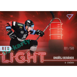 2022/23 Sportzoo ELH 2. série #RL-31 Ondřej Beránek Red Light Limited xx/50