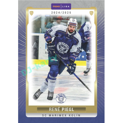 2024/25 Goal Cards Maxa liga 1. série #KOL-07 René Piegl Parallel 1of40