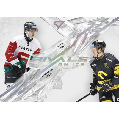 2024/25 Sportzoo ELH 2. serie #RI-06 Petr Ton vs. Kristaps Zile Rivals on Ice