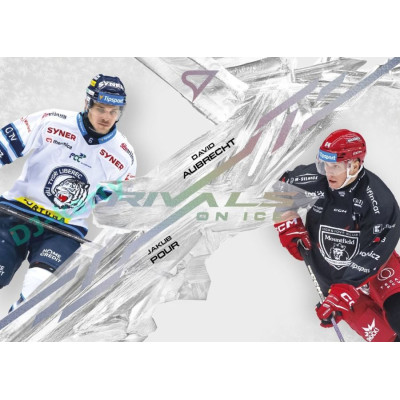 2024/25 Sportzoo ELH 2. serie #RI-14 David Aubrecht vs. Jakub Pour Rivals on Ice