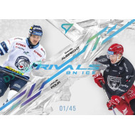 2024/25 Sportzoo ELH 2. serie #RI-14 David Aubrecht vs. Jakub Pour Rivals on Ice Blue Glacier xx/45