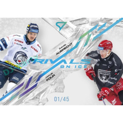 2024/25 Sportzoo ELH 2. serie #RI-14 David Aubrecht vs. Jakub Pour Rivals on Ice Blue Glacier xx/45