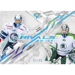 2024/25 Sportzoo ELH 2. serie #RI-15 Daniel Král vs. Jan Růžička Rivals on Ice Blue Glacier xx/45