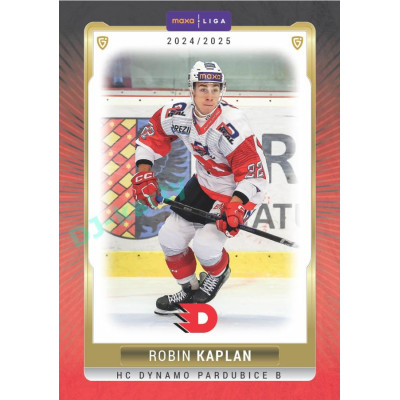 2024/25 Goal Cards Maxa liga 1. série #PCE-19 Robin Kaplan Parallel 1of15