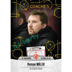 2022/23 Goal Cards Chance Liga 1. série #12 Roman Málek Coach´s