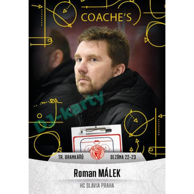 2022/23 Goal Cards Chance Liga 1. série #12 Roman Málek Coach´s