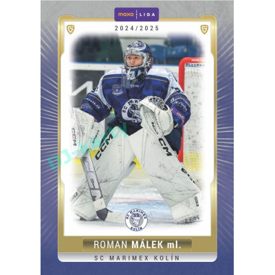 2024/25 Goal Cards Maxa liga 1. série #KOL-02 Roman Málek ml. Parallel 1of15