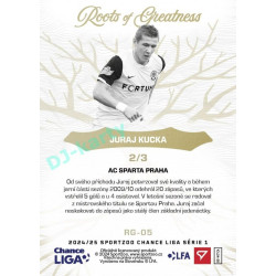 2024/25 Sportzoo Chance Liga 1. série #RG-05 Juraj Kucka Roots of Greatness