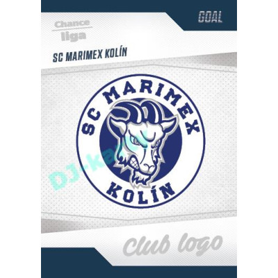 2022/23 Goal Cards Chance Liga 1. série #09 SC Marimex Kolín Club Logo