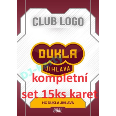 2023/24 Goal cards Chance Liga 1. série kompletní set 15ks Club Logo