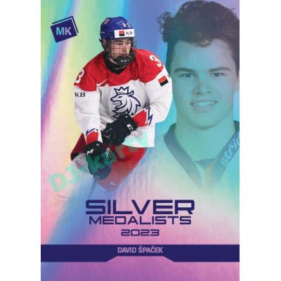 2023 MK reprezentace #SM-05 David Špaček Silver Medalists U20