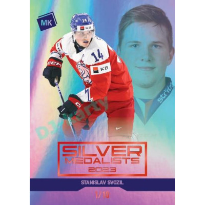 2023 MK reprezentace #SM-07 Stanislav Svozil Silver Medalists U20 parallel xx/10