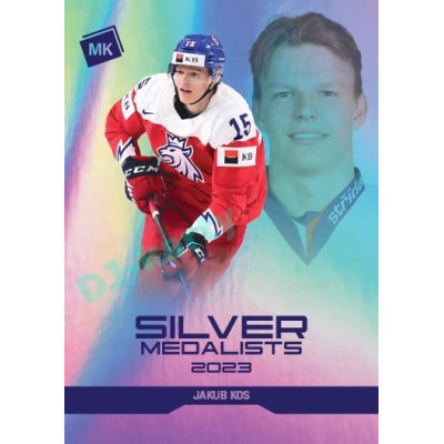 2023 MK reprezentace #SM-18 Jakub Kos Silver Medalists U20