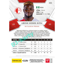 2021/22 Sportzoo Fortuna Liga 2. série #335 Ubong Moses Ekpai