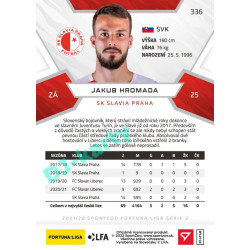 2021/22 Sportzoo Fortuna Liga 2. série #336 Jakub Hromada