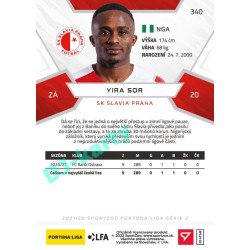 2021/22 Sportzoo Fortuna Liga 2. série #340 Yira Sor