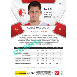 2021/22 Sportzoo Fortuna Liga Lukáš Masopust #192
