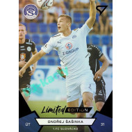 2021/22 Sportzoo Fortuna Liga 2. série #206 Ondřej Šašinka Black xx/19