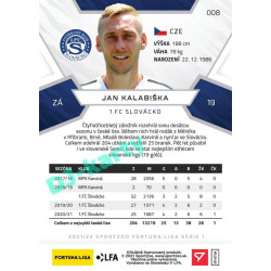 2021/22 Sportzoo Fortuna Liga Jan Kalabiška #8