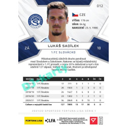 2021/22 Sportzoo Fortuna Liga Lukáš Sadílek #12