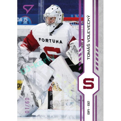 2024/25 Sportzoo ELH 1. serie #038 Tomáš Volevecký Purple Iceberg xx/60