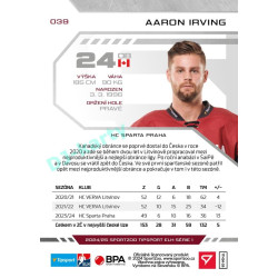 2024/25 Sportzoo ELH 1. serie #039 Aaron Irving