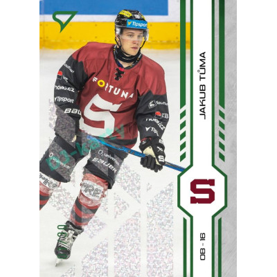 2024/25 Sportzoo ELH 1. serie #044 Jakub Tůma Green Glitter xx/30