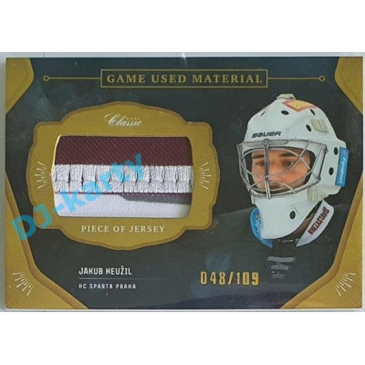 2020/21 OFS 1.série Jakub Neužil #GUM-JNE 048/109 Game Used Material