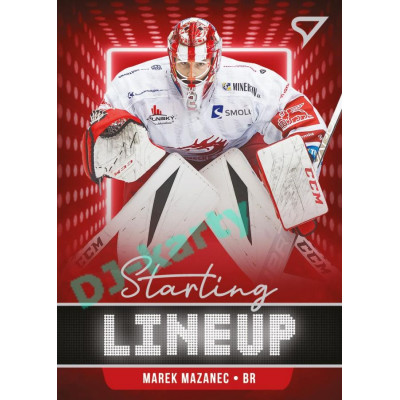 2021/22 Sportzoo TIPSPORT ELH 2. série #SLU-01 Marek Mazanec Starting LINEUP