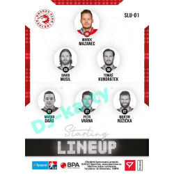 2021/22 Sportzoo TIPSPORT ELH 2. série #SLU-01 Marek Mazanec Starting LINEUP