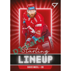 2021/22 Sportzoo TIPSPORT ELH 2. série #SLU-03 David Musil Starting LINEUP