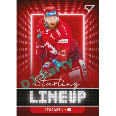 2021/22 Sportzoo TIPSPORT ELH 2. série #SLU-03 David Musil Starting LINEUP