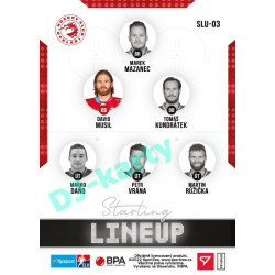 2021/22 Sportzoo TIPSPORT ELH 2. série #SLU-03 David Musil Starting LINEUP