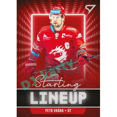 2021/22 Sportzoo TIPSPORT ELH 2. série #SLU-05 Petr Vrána Starting LINEUP