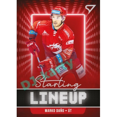 2021/22 Sportzoo TIPSPORT ELH 2. série #SLU-06 Marko Daňo Starting LINEUP