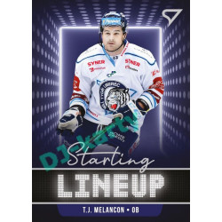 2021/22 Sportzoo TIPSPORT ELH 2. série #SLU-08 T.J. Melancon Starting LINEUP