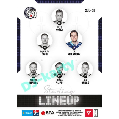 2021/22 Sportzoo TIPSPORT ELH 2. série #SLU-08 T.J. Melancon Starting LINEUP