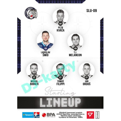 2021/22 Sportzoo TIPSPORT ELH 2. série #SLU-09 Ladislav Šmíd Starting LINEUP
