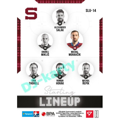 2021/22 Sportzoo TIPSPORT ELH 2. série #SLU-14 Michal Moravčík Starting LINEUP