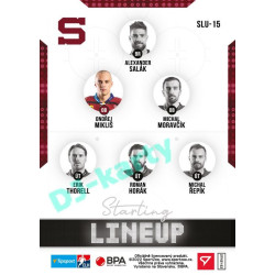 2021/22 Sportzoo TIPSPORT ELH 2. série #SLU-15 Ondřej Mikliš Starting LINEUP