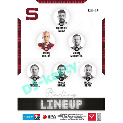 2021/22 Sportzoo TIPSPORT ELH 2. série #SLU-15 Ondřej Mikliš Starting LINEUP