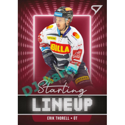 2021/22 Sportzoo TIPSPORT ELH 2. série #SLU-18 Erik Thorell Starting LINEUP