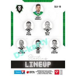 2021/22 Sportzoo TIPSPORT ELH 2. série #SLU-19 Gašper Krošelj Starting LINEUP