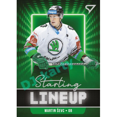 2021/22 Sportzoo TIPSPORT ELH 2. série #SLU-20 Martin Ševc Starting LINEUP