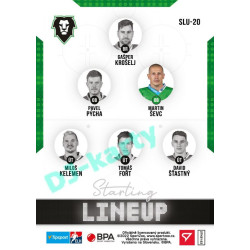 2021/22 Sportzoo TIPSPORT ELH 2. série #SLU-20 Martin Ševc Starting LINEUP