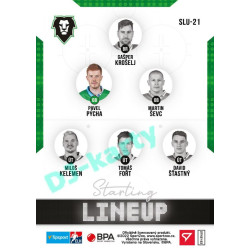 2021/22 Sportzoo TIPSPORT ELH 2. série #SLU-21 Pavel Pýcha Starting LINEUP
