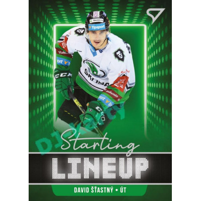 2021/22 Sportzoo TIPSPORT ELH 2. série #SLU-22 David Šťastný Starting LINEUP