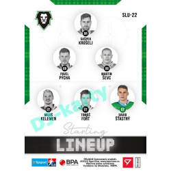 2021/22 Sportzoo TIPSPORT ELH 2. série #SLU-22 David Šťastný Starting LINEUP