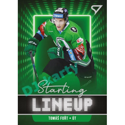 2021/22 Sportzoo TIPSPORT ELH 2. série #SLU-23 Tomáš Fořt Starting LINEUP
