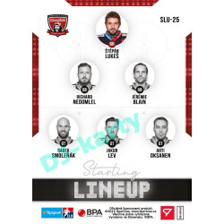 2021/22 Sportzoo TIPSPORT ELH 2. série #SLU-25 Štěpán Lukeš Starting LINEUP
